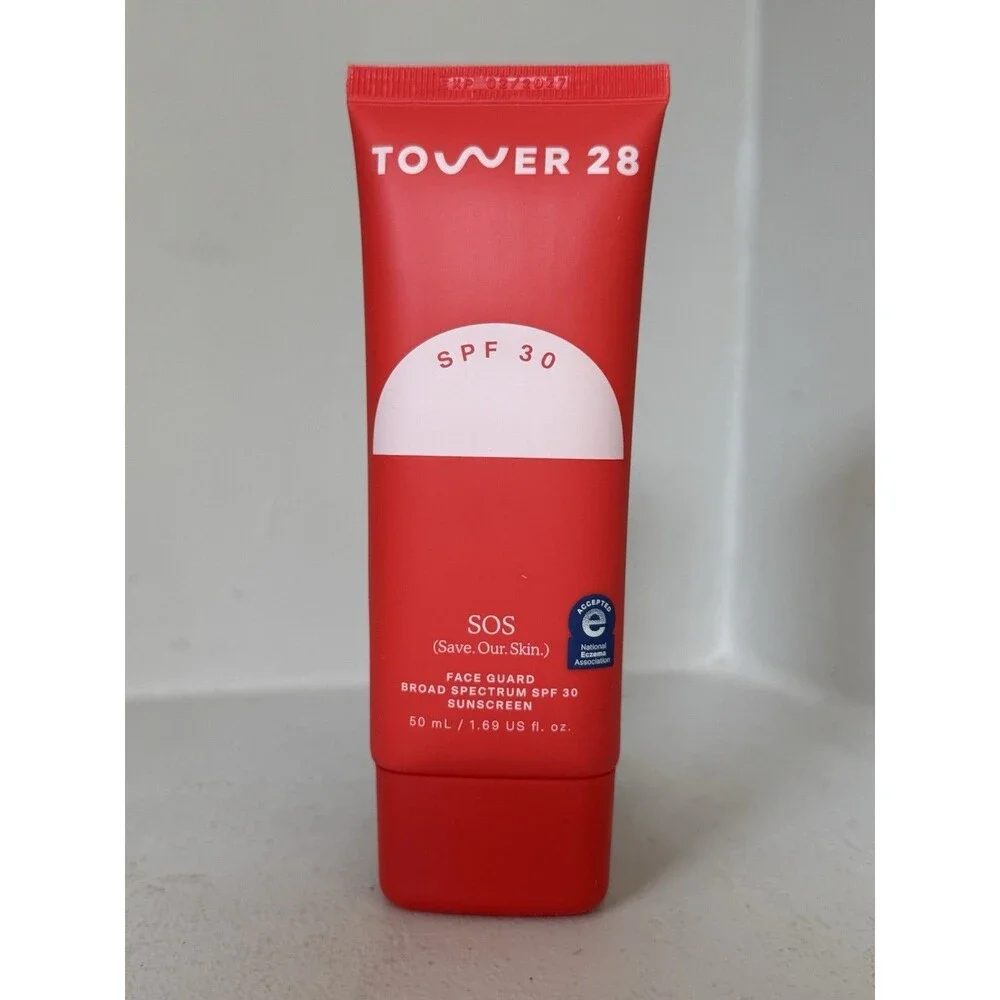 Tower 28 Beauty SOS Faceguard Broad Spectrum SPF30 Sunscreen 20mL TRAVEL SIZE